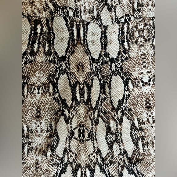 Hyfve strappy snakeskin jumpsuit with tie belt, size L one piece summer NWOT - Picture 5 of 7